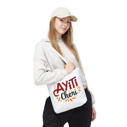 Ayiti Chéri Limited Edition Heritage Tote Bag Sweet Haiti Design - CreoleSizzle