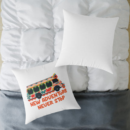 Tap-Tap Spirit Haitian Adventure Pillow Limited Culture Drop Diaspora Decor - CreoleSizzle
