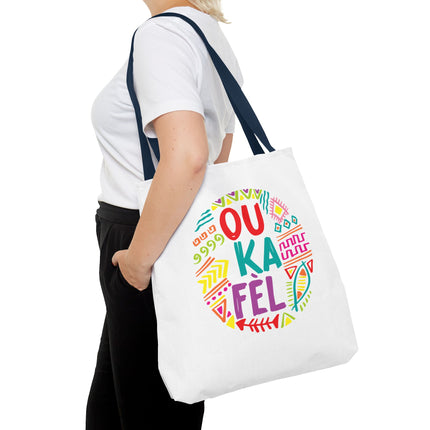 Ou Ka Fè’l Limited Edition Creole Motivation Tote Inspirational Haitian Design - CreoleSizzle
