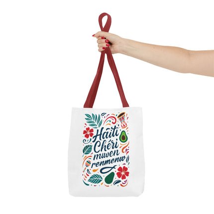 Haiti Chéri Mwen Renmenw Limited Edition Heritage Tote Love Letter to Haiti - CreoleSizzle