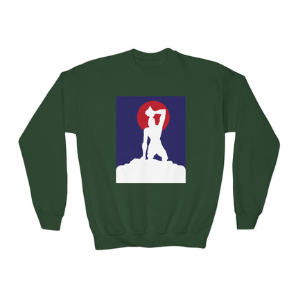 The Rising Sun Neg Mawon Youth Sweatshirt Haitian Resistance Series Youth Premium Crewneck