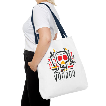 Voodoo Art Haitian Spiritual Symbols Tote Afro-Caribbean Vodou Design - CreoleSizzle