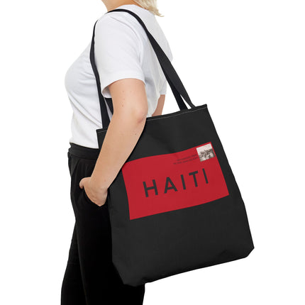 Haiti Postage Limited Edition Heritage Tote Bags Retro Seal Design - CreoleSizzle
