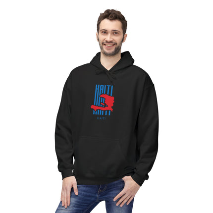 Bold Haitian Identity Hoodie Unisex Streetwear Sweatshirt Culture Pride Apparel Festivals