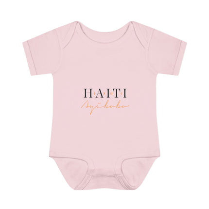 Haitian Heritage Baby Bodysuit Infant Cultural Series Premium Unisex Onesie Cute Infant Apparel, Baby Shower Gift