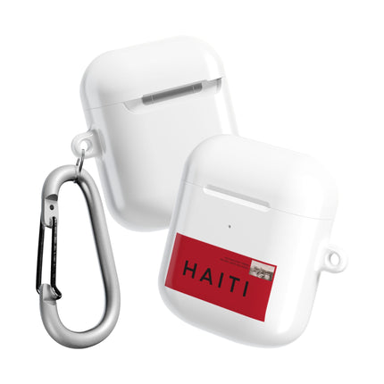 Haiti Postage Stamp Modern Diaspora Tribute AirPods Case Cultural Connection Series