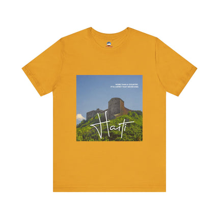 Citadelle Legacy Tee  Haiti’s Unbreakable Spirit Minimalist Heritage Design Unisex Premium T-Shirt