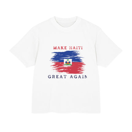Make Haiti Great Again T-Shirt – Haitian Pride | Bold Statement Apparel Durable and Stylish Unisex Urban Heavy Tee - CreoleSizzle
