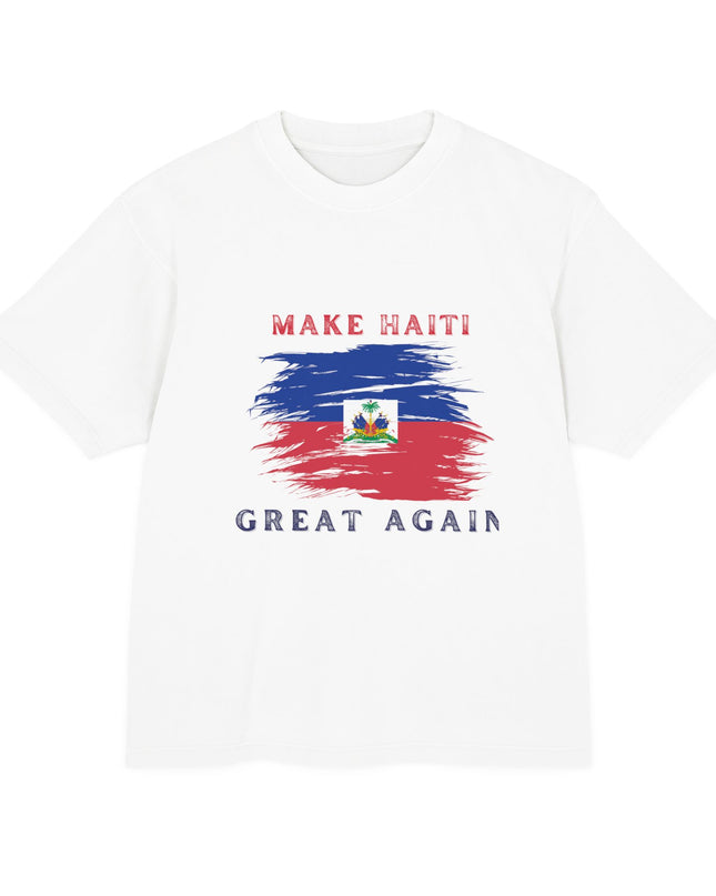 Make Haiti Great Again T-Shirt – Haitian Pride | Bold Statement Apparel Durable and Stylish Unisex Urban Heavy Tee - CreoleSizzle