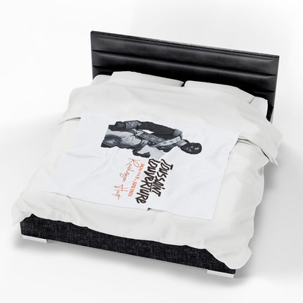 Toussaint Louverture Haitian Revolutionary Icon Premium Plush Blanket The Strategist of Freedom - CreoleSizzle
