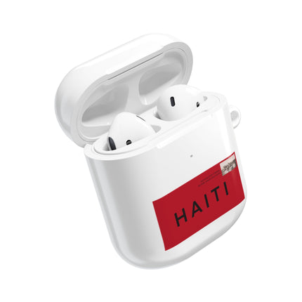 Haiti Postage Stamp Modern Diaspora Tribute AirPods Case Cultural Connection Series