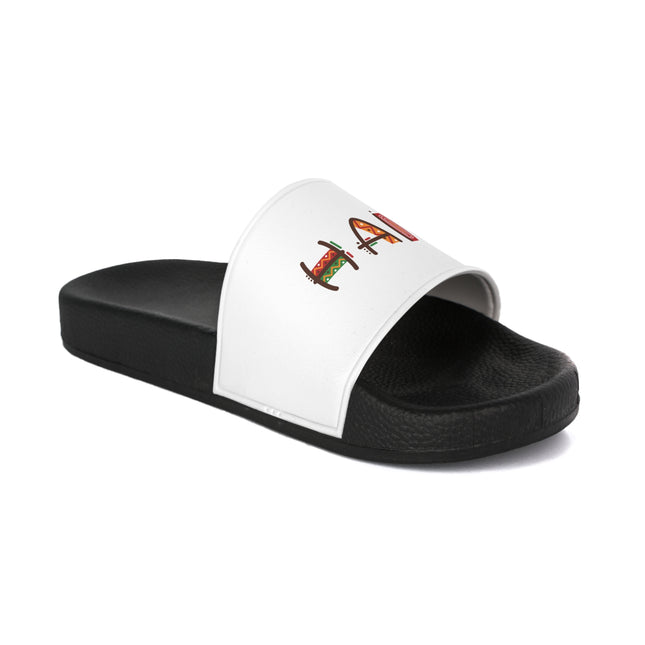 Haiti in Color Heritage Art Slides Limited Cultural Edition Sandals