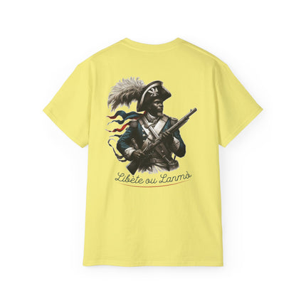 Liberty or Death Revolutionary Spirit Tee Haitian Independence Apparel Unisex Premium Cotton T-Shirt