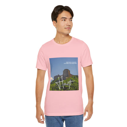 Citadelle Legacy Tee  Haiti’s Unbreakable Spirit Minimalist Heritage Design Unisex Premium T-Shirt