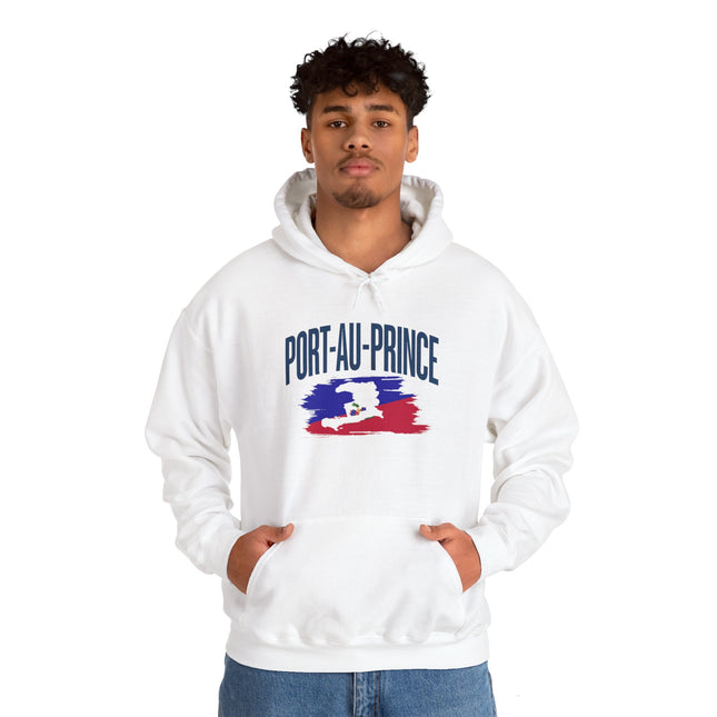 Port-Au-Prince Hoodie – Haitian Capital Tribute Unisex Sweatshirt – Cultural Pride - CreoleSizzle