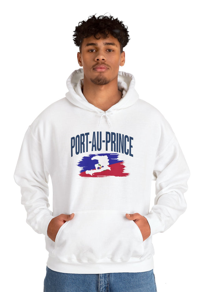 Port-Au-Prince Hoodie – Haitian Capital Tribute Unisex Sweatshirt – Cultural Pride - CreoleSizzle