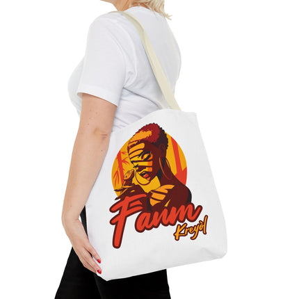 Fanm Kreyòl Limited Edition Heritage Tote Creole Woman Empowerment Design - CreoleSizzle