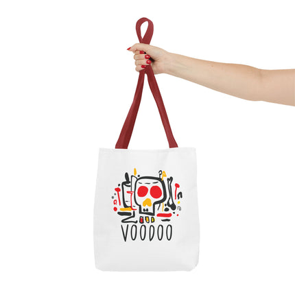 Voodoo Art Haitian Spiritual Symbols Tote Afro-Caribbean Vodou Design - CreoleSizzle