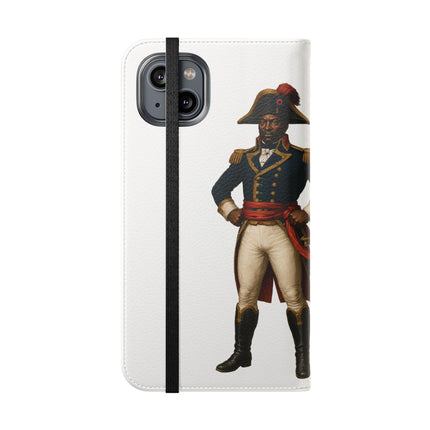 Legacy of Dessalines Limited Heritage Collector’s Tee Flip Case Stylish Phone Wallet Case Revolutionary Leadership Edition