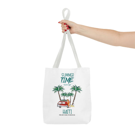 Summer Time Haiti Limited Edition Tropical Design Tote Haitian Beach Vibes - CreoleSizzle