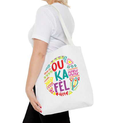 Ou Ka Fè’l Limited Edition Creole Motivation Tote Inspirational Haitian Design - CreoleSizzle