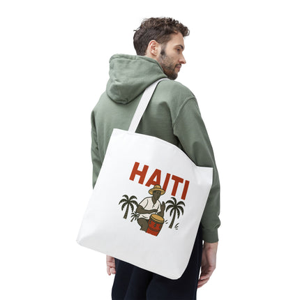 Haiti’s Heartbeat Limited Edition Heritage Tote Agricultural Roots Design - CreoleSizzle