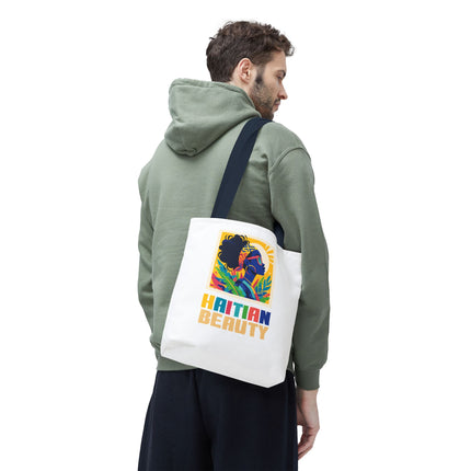 Haitian Beauty Collector’s Cut Premium Tote Bags Limited Heritage Design - CreoleSizzle