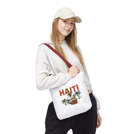 Haiti’s Heartbeat Limited Edition Heritage Tote Agricultural Roots Design - CreoleSizzle