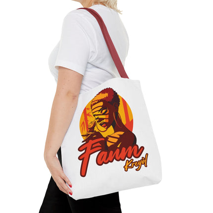 Fanm Kreyòl Limited Edition Heritage Tote Creole Woman Empowerment Design - CreoleSizzle