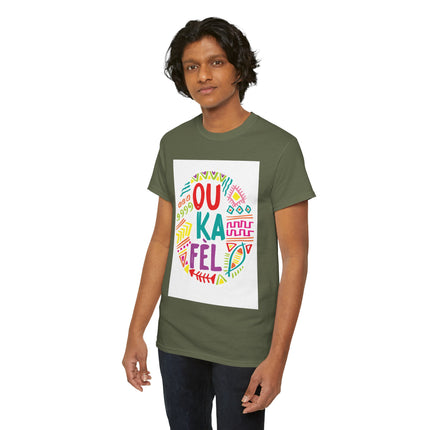 OU KA FÉ’L Motivational Creole Graphic Tee Haitian Pride Series Unisex Heavy Cotton T-Shirt