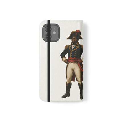 Legacy of Dessalines Limited Heritage Collector’s Tee Flip Case Stylish Phone Wallet Case Revolutionary Leadership Edition