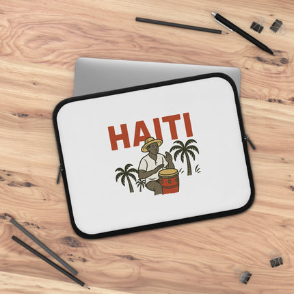 Haiti Roots and Palms Agricultural Heritage Laptop Sleeve Land Legacy Series - CreoleSizzle