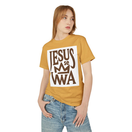 Jezi se Wa Jesus is King Haitian Faith Sweatshirt Creole Christian Apparel Spiritual Heritage Collection Heavyweight Cotton Tee