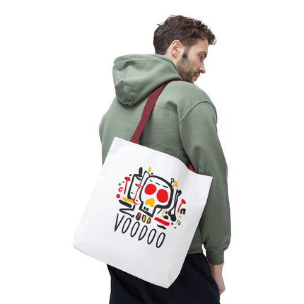 Voodoo Art Haitian Spiritual Symbols Tote Afro-Caribbean Vodou Design - CreoleSizzle