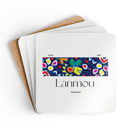 Lanmou Coasters A Touch of Haitian Love for Your Home Ancestral Art Coaster Set