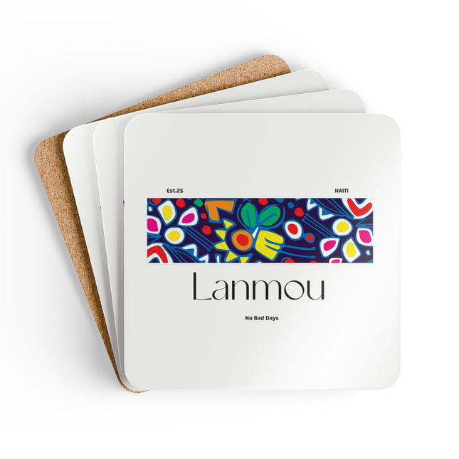 Lanmou Coasters A Touch of Haitian Love for Your Home Ancestral Art Coaster Set