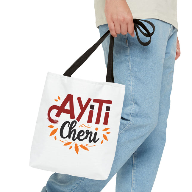 Ayiti Chéri Limited Edition Heritage Tote Bag Sweet Haiti Design - CreoleSizzle