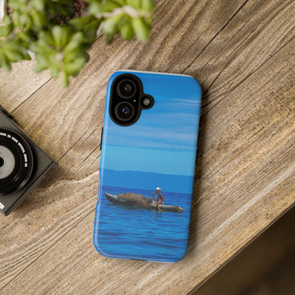 Haitian Fisherman Phone Case – Coastal Art Design – Durable, Stylish Caribbean Inspired Case - CreoleSizzle