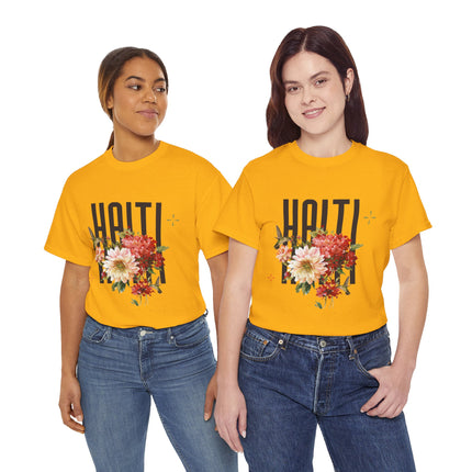 Haiti Bloom Floral, A soft, elegant tribute to Haiti’s beauty, resilience, and the culture that continues to bloom.