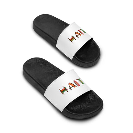 Haiti in Color Heritage Art Slides Limited Cultural Edition Sandals