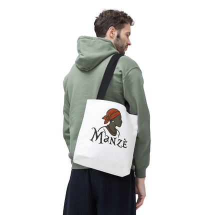 Manzè Limited Edition Heritage Tote Empowering Haitian Women Design - CreoleSizzle