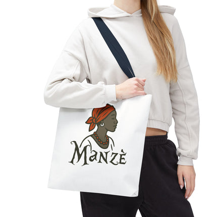 Manzè Limited Edition Heritage Tote Empowering Haitian Women Design - CreoleSizzle