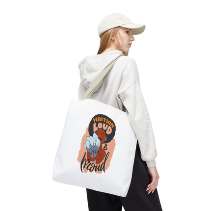 Haitian Loud & Proud Premium Cultural Tote Bags Limited Artist Edition - CreoleSizzle