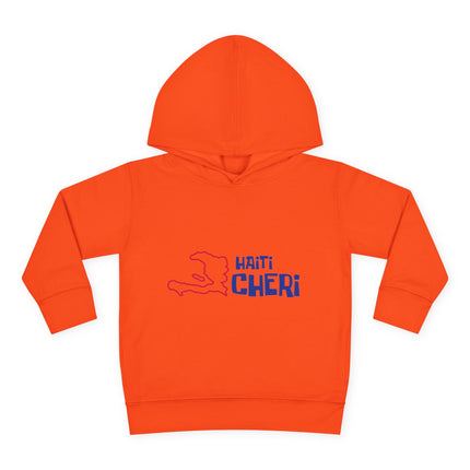 Haiti Chéri Toddler Pullover Hoodie Playful SpongeBob-Inspired Design Haitian Pride Kids Apparel