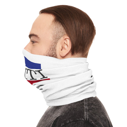 Haiti Pride Badge Classic Flag Scarf Everyday Roots Tube Scarf Lightweight Neck Gaiter