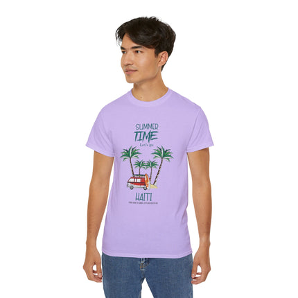 Summer Time in Haiti  Tropical Escape Tee  Haitian Sunshine Series  Unisex Ultra Cotton Tee,