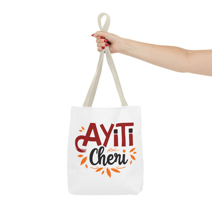 Ayiti Chéri Limited Edition Heritage Tote Bag Sweet Haiti Design - CreoleSizzle