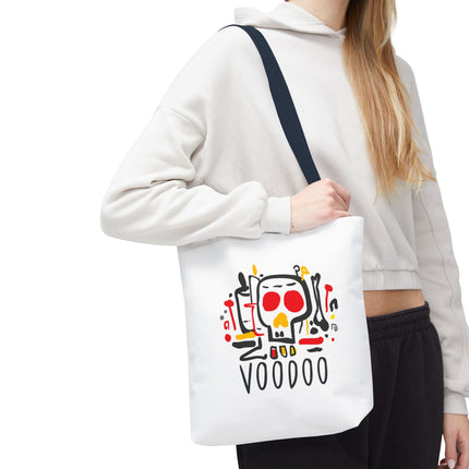 Voodoo Art Haitian Spiritual Symbols Tote Afro-Caribbean Vodou Design - CreoleSizzle