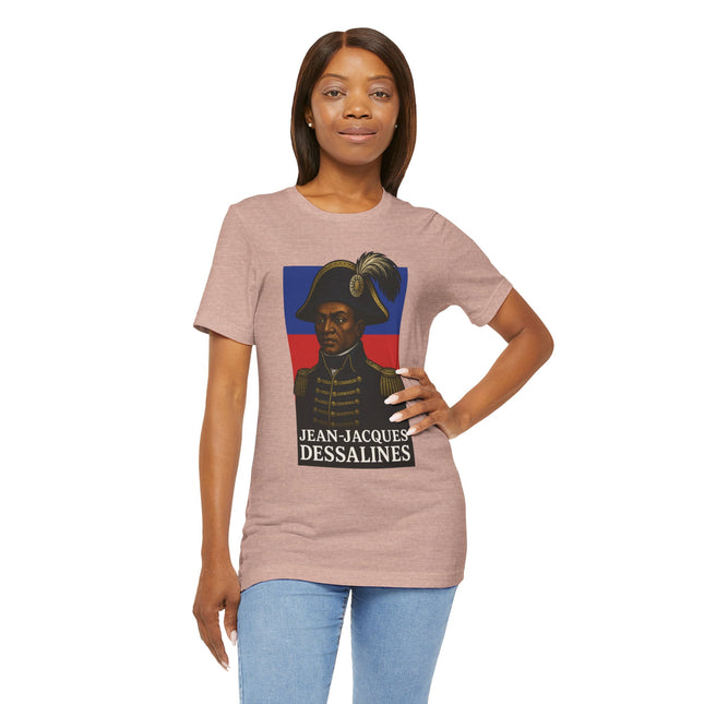 The Liberator’s Call Jean-Jacques Dessalines Tee Haitian Independence Series Unisex Graphic T-Shirt