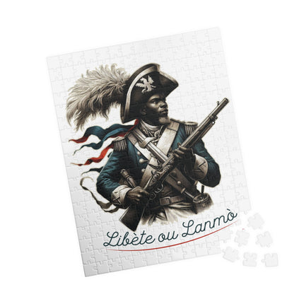 Libète ou Lanmò Haitian Revolutionary Soldier Heritage Puzzle Limited Freedom Fighter Edition - CreoleSizzle
